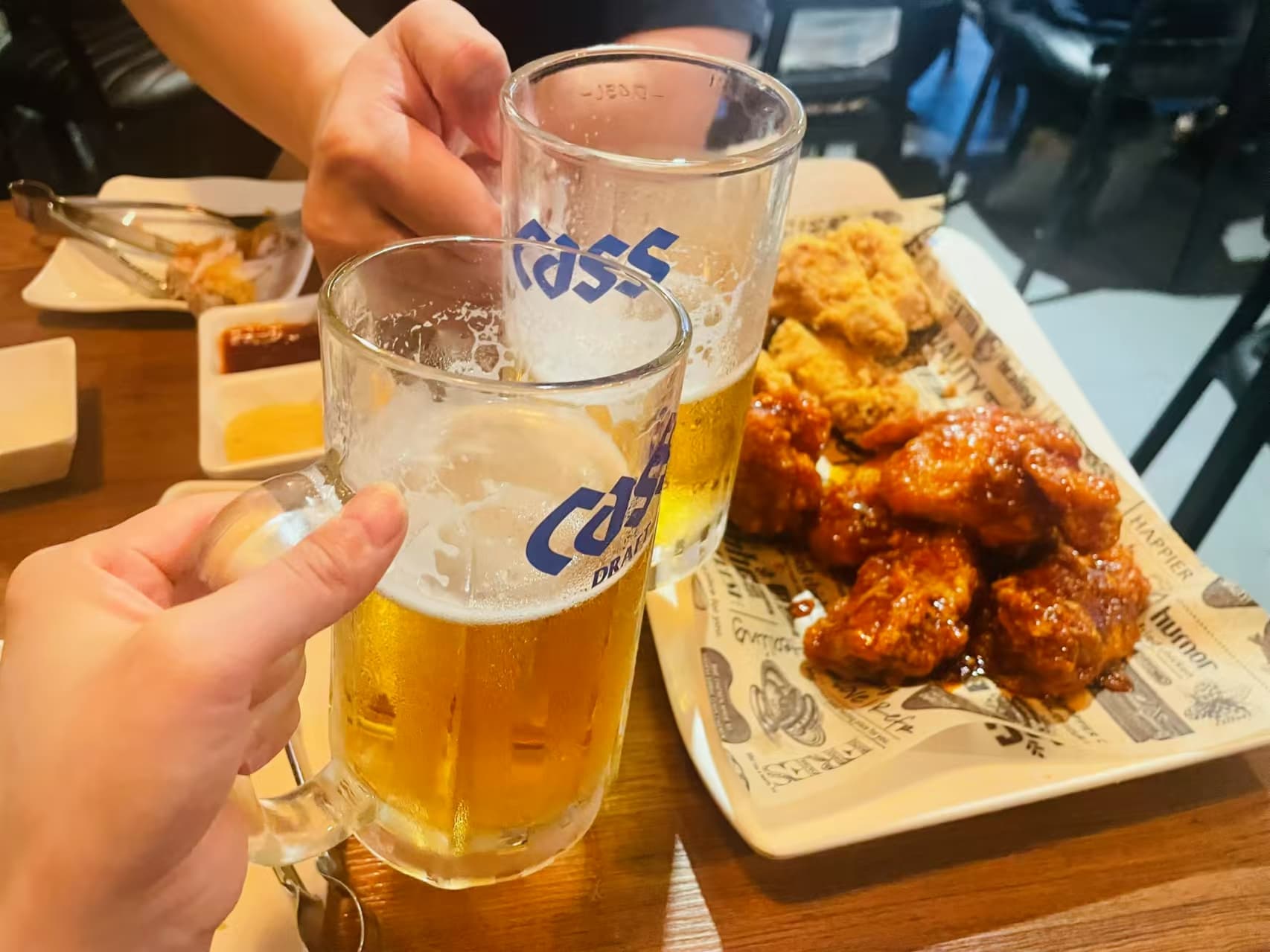 最后还是没忍住，又去吃了一次BHC~确实好好吃哈哈~~